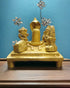 Tamas Brass Shiv Parivar with Shivling, Shri Kartikeya, Ganesh, Mata Parvati and Nandi Statue/Idol